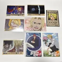 ワンピースタワートンガリスクープクリア特典ポストカード サンジ&イチジ他未開封