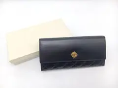 【未使用】YURIE NITANI ユリエニタニ 長財布 レザー 黒のサムネイル