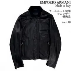 2026年最新】EMPORIO ARMANI メンズ レザージャケット・ライダースの