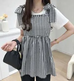 【値下げ交渉可】リボンキャミチュニック«ZOZOTOWN限定アイテム»のサムネイル