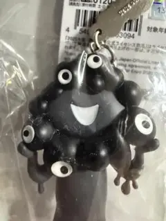 大阪万博　黒　ミャクミャク　立体マスコット　キーホルダー EXPO2025