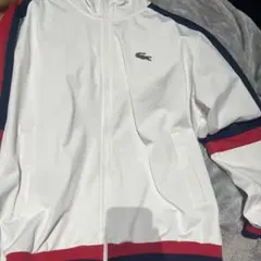 LACOSTE ホワイト ナイロンジャケット サイズ
