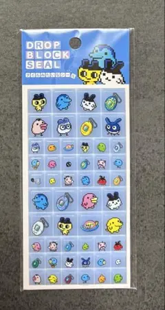 正規品 未開封【まめっち】たまごっち タイルシール ドロップ ブロック シール