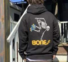 BONES ボーンズ スケルトンデザイン ジップアップパーカー s - メルカリ