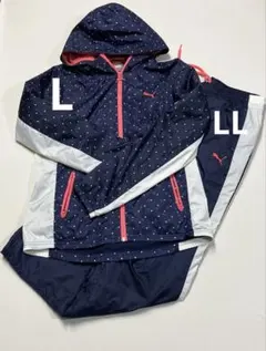 Puma ハートドット柄ウィンドブレーカーセット