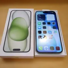 iPhone 15 Plus グリーン 128GB バッテリー容量91% - メルカリ