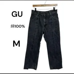 GU ストレートデニムパンツ Mサイズ
