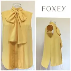 FOXEY 24年シフォンVERAブラウス40新品同様 rene - メルカリ