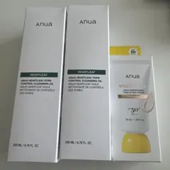 anua クレンジングオイル　日焼け止めセット