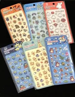 【新品】⭐︎国内購入品⭐︎ディズニー ぷくぷくシール 6種類セット