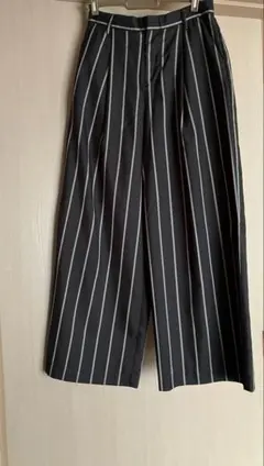 JEANASIS ストライプ柄ワイドパンツ Fサイズ