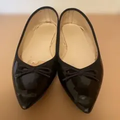GUフラットシューズ ブラック L パンプス