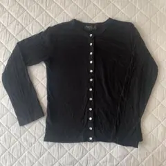 Agnès b. ENFANT 黒 カーディガン 10