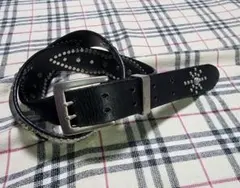 BURBERRY BLACK LABEL スタッズ付きベルト
