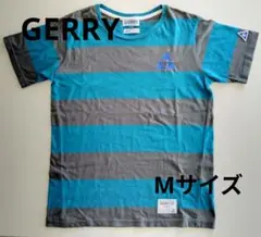 GERRY ジェリー　半袖Ｔシャツ　ブルー × グレー　ボーダー　Мサイズのサムネイル