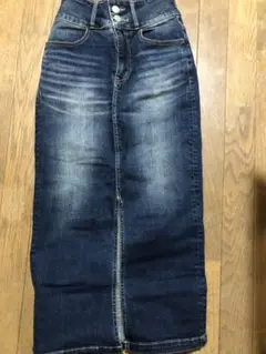 AZUL by moussy ダークデニム ロングスカート XS