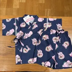 新品　100cm カクレモモジリ　甚平 子ども　夏祭り　イベント　花火大会