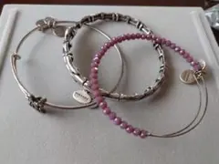 Alex and Ani シルバーブレスレットセット
