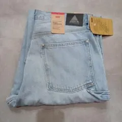 人気　リーバイス　シルバータブ　バギー　カーペンター　ブルー系　W34 L30