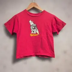 00s QUIKSILVER キッズ Tシャツ レッド サーフのサムネイル