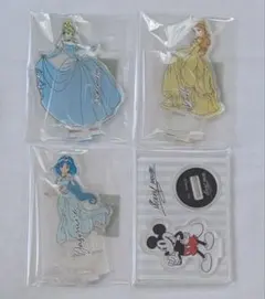 ディズニー プリンセス ミッキー アクリルスタンド DAISO まとめ売りのサムネイル