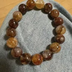 天然石ブレスレット パワーストーン オーロラクォーツ ライモナイトインクォーツ