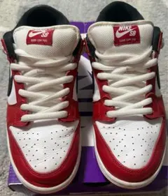 プラマナ様限定 未使用 Nike SB Dunk Low ダンク 赤白 28.5 - メルカリ