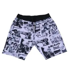 エバーラスト×ベイフロー あしたのジョー M メッシュ 総柄 ハーフパンツのサムネイル