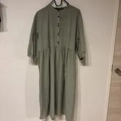 しまむら ワンピース チェック 緑のサムネイル