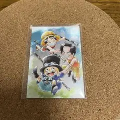 開封品 ワンピース ウエハース Our Memories ルフィ&エース&サボ