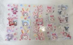 ①メゾピアノカプラベリエちゃん防水シール　ステッカー