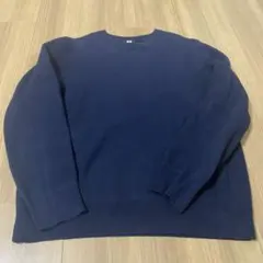 UNIQLO クルーネックセーター ネイビー Mサイズ