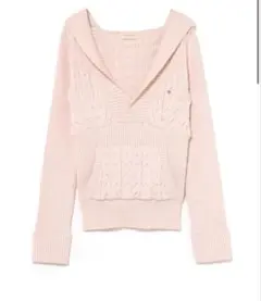 andmary Taylor hoodie knit tops pink