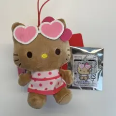 タイトー限定 ハローキティ 日焼けキティ マスコット アクリルチャーム