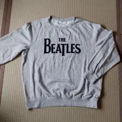 ビートルズ グレー トレーナー L 裏起毛【中古】