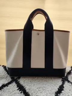 ♡ぽんちゃん様専用♡【大幅値下げ】TOPKAPI ホワイトブラックトートバッグ