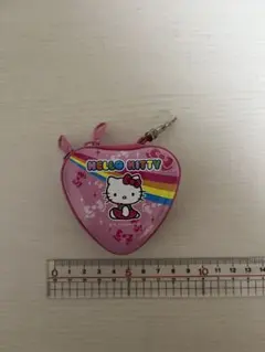 HELLO KITTY キーホルダー　ポーチハート型