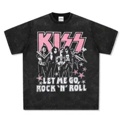 KISS キッス バンドTシャツ ヴィンテージ加工 Ｔシャツ 半袖 2XL