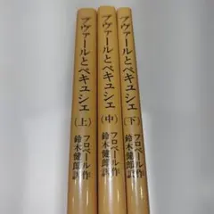 ブヴァールとペキュシェ 三冊揃い