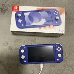 Nintendo Switch Lite ブルー 本体 充電器 動作確認済