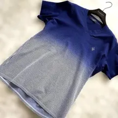 [美品]EPOCA UOMO グラデーション Vネック Tシャツ　スワロフスキー