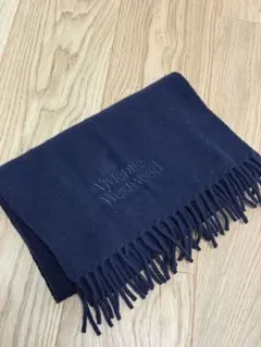 Vivienne Westwood ヴィヴィアン ネイビー マフラー