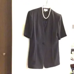 ☀️礼服・セットアップ&ベスト・柄ブラウス《フォーマル他》【極美品】７号お値下げ‼️