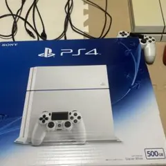 PS4 Glacier White 500GB 本体　コントローラー2個