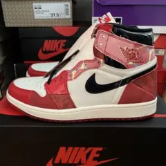 黒タグ付 エアジョーダン1 レトロハイ OG SP 27.5cm スパイダーマン