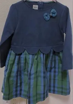 ファミリア 長袖ワンピース 100cm