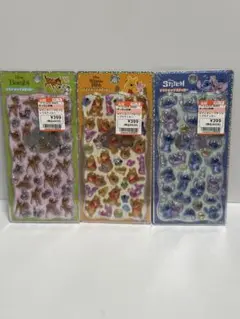 国内正規品　プチドロップステッカー　プーさん　バンビ　スティッチ　プチドロ