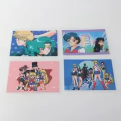美少女戦士 セーラームーン S　ラミネートカード　4枚　movic