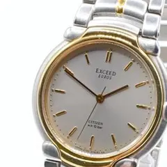 シチズン 腕時計 エクシード ラウンド メンズ クォーツ 中古品 (52076 