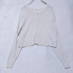 ミウィビレット 2way ショート丈 カーディガン Lのサムネイル